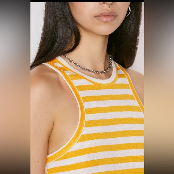 Frame Ringer Racerback Stripe Cami. NWT - Picture 6 of 12